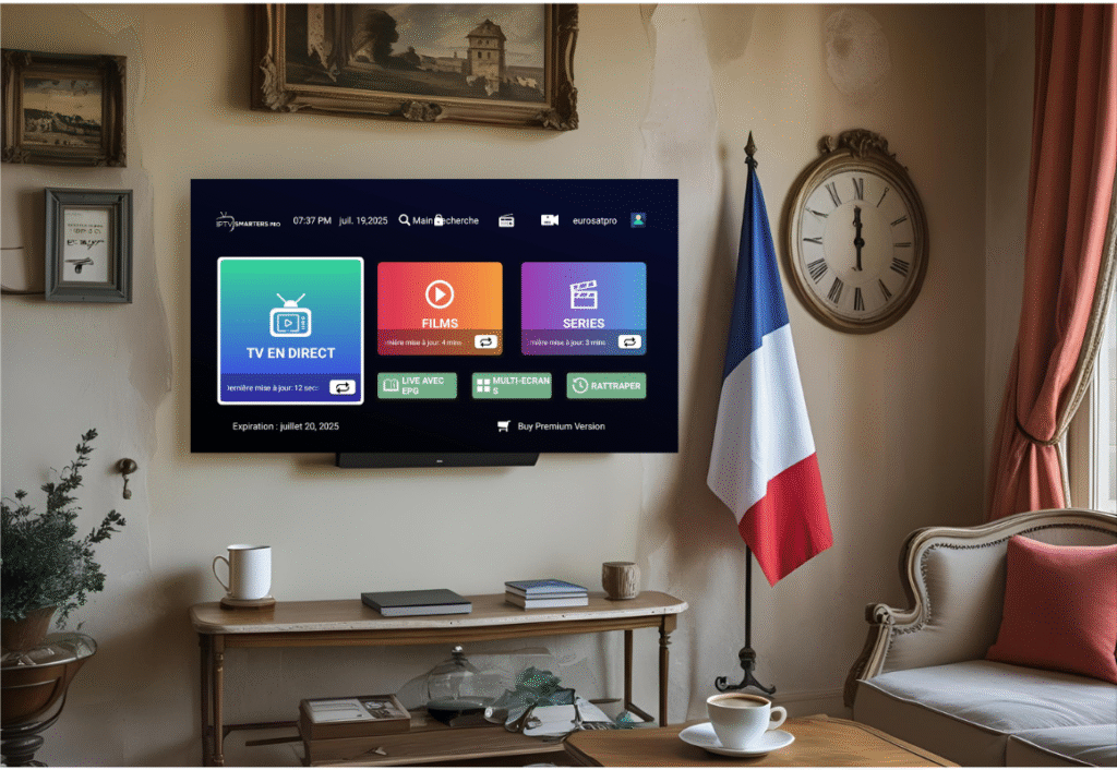 Abonnement IPTV 12 Mois Smart TV
